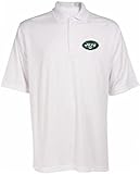 New York Jets Moist管理BirdseyeメンズホワイトポロシャツBig & Tallサイズ