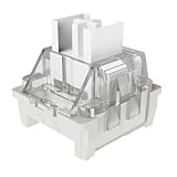 MAGIC-REFINER X ATTACK SHARK CSリニア軸 メカニカルスイッチ、Gateron 3針38 gf SMDリニア軸セット、防塵レバー付き、耐久性100 M MXスイッチ、ホットスワップ用メカニカルキーボード交換用（100 PCS、バナナ）