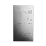 スイス ヴァルカンビ 銀の延べ板 10g 【1本】
