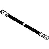 ワット水テクノロジー73115318 292682鉛フリー3 / 4 " Mip X 1 / 2 "圧縮X 18 "長い水ヒーターコネクター供給線、ステンレススチール