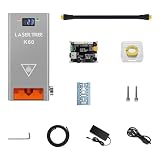 LASER TREE 60 W 光パワー レーザー モジュール、K60 レーザー ヘッド空気アシスト TTL 青色光モジュール、12 ビーム圧縮レーザー カッター モジュール ヘッド レーザー彫刻と切断機用 24 v