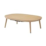 フラットヒーター 継脚付きラウンドこたつ ヌクッタ 110x80cm