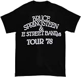 [CZZBMD] Bruce Springsteen Tシャツ 半袖 メンズ レディース 1978 Tour ブルース・スプリングスティーン プリントtシャツ 夏服 ロゴ入り スリーブTシャツ 柔らかい