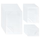 BENECREAT 65枚 ラミネートフィルム A4/A5/A6サイズ PET透明ラミネートシート 保護フィルム 光沢コールドラミネートフィルム 透明 防水 写真 絵画 ポスター文書用