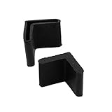 uxcell　家具脚ピタキャップ　継ぐ脚ワッシャ　滑り止め　フートカバープロテクター　2個