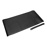 ラバー プレイマット ブラック マウスパッド 大型 デスクマット デスクパッド カードゲーム カード マット オフィスワーク A-ITEM エーアイテム