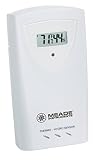 Meade Instruments TS33C-M Temperature and Humidity Sensor with LCD, White by Meade