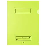 プラス 年組氏名 スクール クリアホルダー グリーン 10枚パック 79-736