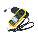 学校の教材やアウトドアに デジタル 風速計 小型/高性能 風速測定 バックライト付☆液晶風速計 DFS-HT70