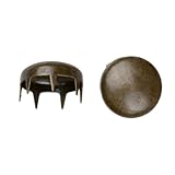 1003パールNailhead、サイズ80、ソリッド真鍮、植民地ゴールド仕上げ、50ピースperパック