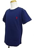 (ポロ ラルフローレン)POLO Ralph Lauren キッズ Tシャツ 半袖 子供服 刺繍 ポニー PONY グレー×ネイビー 6 [並行輸入品]