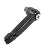 uxcell　調節可能なハンドル　アジャスタブルハンドル　6 x 9mm 　ブラック　金属　6mmスレッド直径