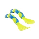 Sassy On the Go Fork & Spoon - Blue/Green by Sassy [並行輸入品]