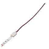 LEDテープライト 単色用 SMD3528 (GT-3528-Y)コネクタケーブル(2Pin用）延長ケーブル18cm 半田付け不要！【2線片側ケーブル】