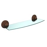 Allied Brass PMC-33/18-SCH 18 x 5 Glass Shelf Brushed Bronze [並行輸入品]