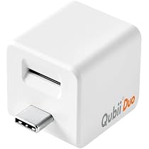 Amazon | Maktar Qubii Duo USB Type C ホワイト (microSD 128GB付