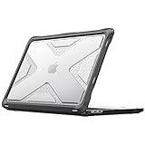 Fintie MacBook Pro 13インチ A2338(M2 M1) A2251 A2289 A2159 A1989 A1706 A1708 (2016-2023)用 - 高耐久 ハードシェルカバー TPU バンパー付き MacBook Pro 13 用 タッチバー有無 クリア