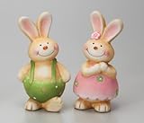 陶器カントリーラビット　ミロラビットM　4個セット