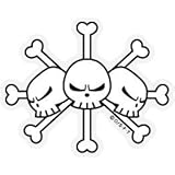 Amazon Ops 79 シャンクス海賊旗 One Piece ワンピース パンソンワークスコラボステッカー ミニステッカー ワンピース公式グッズ アニメ 萌えグッズ 通販