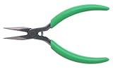 Xcelite LN225 Heavy-Duty Diagonal Short Chain Nose Pliers with Serrated Jaw, 5 Length, 1-9/64 Jaw Le