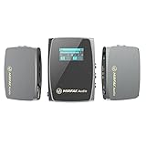 MIRFAK 2.4Gワイヤレスマイクシステム ピンマイクシステム ワイヤレス 外付けマイク カメラマイク デュアルチャンネル対応 デジタル