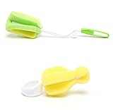 Seliyi スポンジブラシ 2WAYタイプ プラスチック製哺乳びん専用