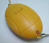 ラグビーボール型 防犯ブザー（ケース付）SK-BBO3Cイエロー