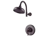 Pfister G89-7YPY G89-7YPY Ashfield Single Handle Shower Trim, Tuscan Bronze [並行輸入品]