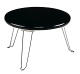 木製 ミニテーブル 折りたたみ式 30cm ブラック OMT-30 BK