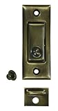 Deltana PDB42 3-1/16" Solid Brass Pocket Door Jamb Bolt Polished Chrome [並行輸入品]