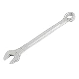 Uxcell a12060600ux0055 Bolt Nuts Ring Open Ended Spanner Forged Steel Combination Wrench, 11mm [並行輸入