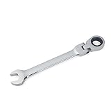 15mm Combination Wrench Ratcheting Flex Head Metric 8 Length by STKUSA