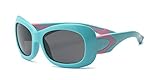 Real Kids Shades Breeze Flex Fit with Polycarbonate Sunglasses (Lens 4 Plus, Aqua/Pink) by Real Kids