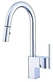 Danze D454542 Como Snapback Single Handle Pull Down Kitchen Faucet, Chrome by Danze