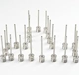 Sherry 25パックメタリックエアインフレニードルfor Sport Football /バスケットボール/サッカー/ジムwithコスモスFasteningストラップ