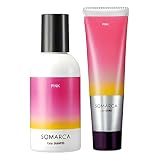 ソマルカ ピンク カラーシャンプー 150ml + カラーチャージ（カラートリートメント） 130g セット