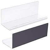 Toski お風呂ラック 2個セット キッチン 強力磁石 洗面台 アクリル製品 錆びない 浴室 マグネット収納 洗面所 風呂収納 壁掛け 約W30×D10×H10cm ホワイト