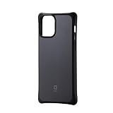 エレコム iPhone 12 / 12 Pro ケース Qi充電対応 ハイブリッド Finch ブラック PM-A20BHVHH1BK