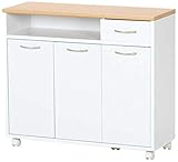 ミニキッチンカウンター キッチンワゴン カウンターテーブル 食器棚 ロータイプ 下収納 キッチン収納 幅80cm 高さ70cm キャスター付き コンパクト シンプル 最短