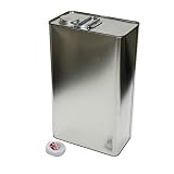 角 空缶 5L ローヤル缶/ブリキ缶 角缶 あき缶 無地缶 塗料 小分け 5000ml