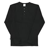 (アビレックス) AVIREX アヴィレックス デイリーシリーズ ヘンリーネック ロングスリーブ Tシャツ カットソー ロンT メンズ レディース S 09_Black 6153482