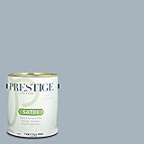 Prestige Paints Exterior 1つでペイント、プライマー、1-gallon、フラット、Comparable一致のBehr Misty Isle 1 Gallon P400-P-MQ