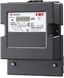 大崎工業　A6EA-R 電子式電力量計（誘導形電力量計形状互換）60Hz