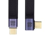 chenyang USB C USB4 40Gbps 240W 100W 8K フラット スリム FPC データケーブル 直角 ノートパソコン 携帯電話用 13cm