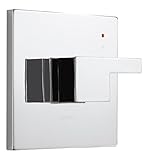 Brizo t60p080 SIDERNA圧力バランスバルブトリムwithシングルハンドルレバー手、マットブラック