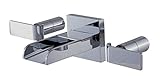 Alfiブランドab1796 Widespread壁マウントモダンウォーターフォール浴室蛇口 AB1796-PC 1