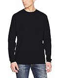 5.6oz ロングスリーブTシャツ (1.6インチリブ) 501101 ブラック XS