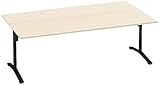 コクヨ  配送・組立・設置込    ミーティングテーブル ビエナ MT-V211FE6AM10 フラップタイプ 幅210×奥行105CM