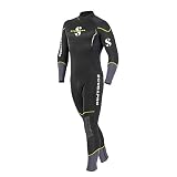 Scubapro Sport Steamer 3mm バックジップ メンズ - ブラック/イエロー - XL