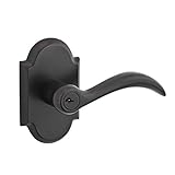 Baldwin EN.ARC.R.RAR.481.6L.DS.CKY.KD Arch Right-Handed Entry Arch Lever with Rustic Arch Rose, Dark